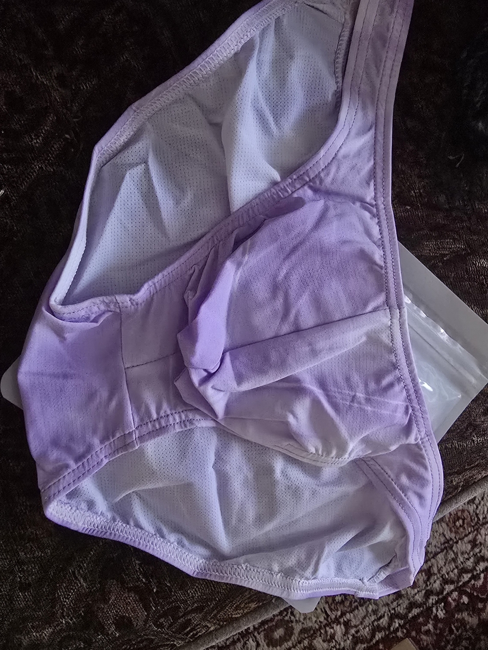 Men's Lavender Briefs Comfortable Stretch Men's Size Small New In package